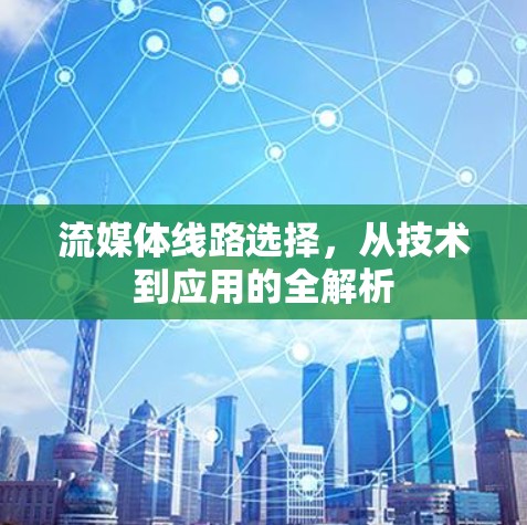 流媒体线路选择，从技术到应用的全解析
