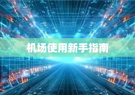 机场使用新手指南