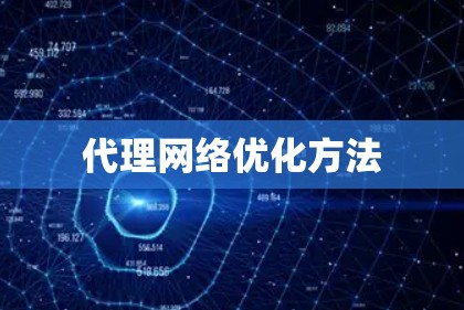 代理网络优化方法