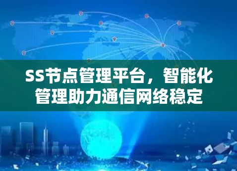 SS节点管理平台,智能化管理助力通信网络稳定