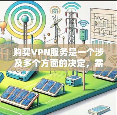 购买VPN服务是一个涉及多个方面的决定，需要仔细考虑您的具体需求和预算。以下是对购买VPN服务的分步指南，帮助您做出明智的选择